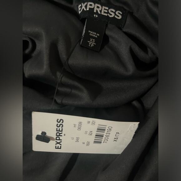 Express Blue and Silver Sequin Mini Dress - Picture 7 of 7